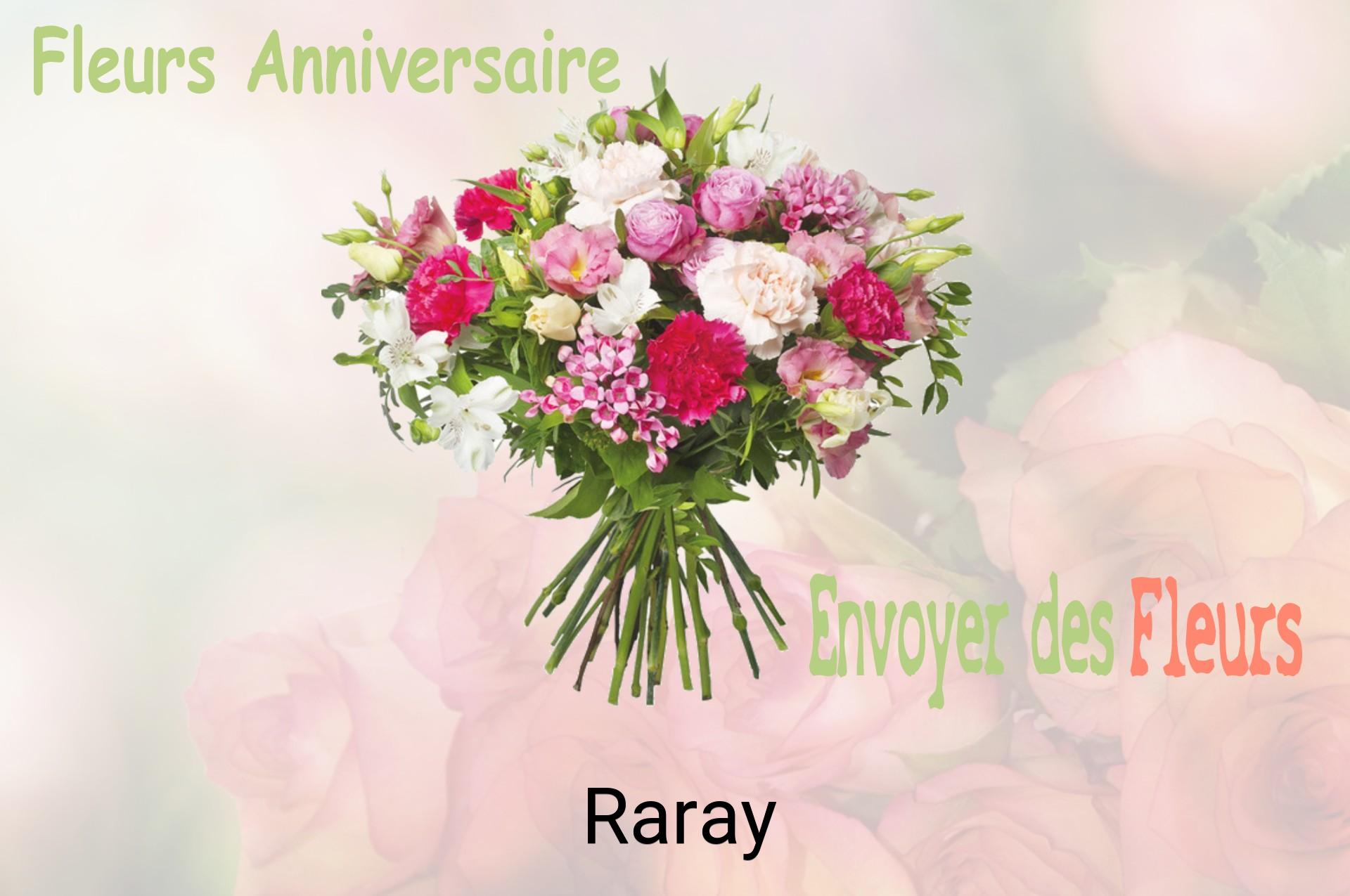 Bouquet de fleurs d’anniversaire livré à Raray