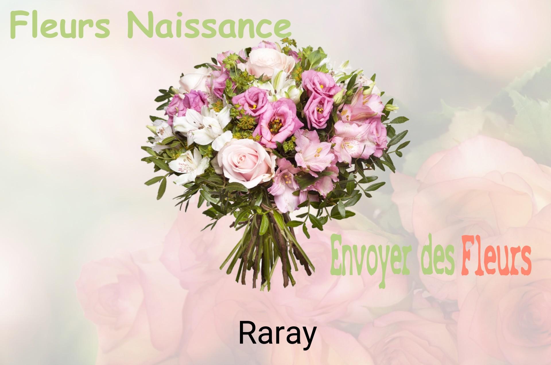 Bouquet de fleurs de naissance livré à Raray